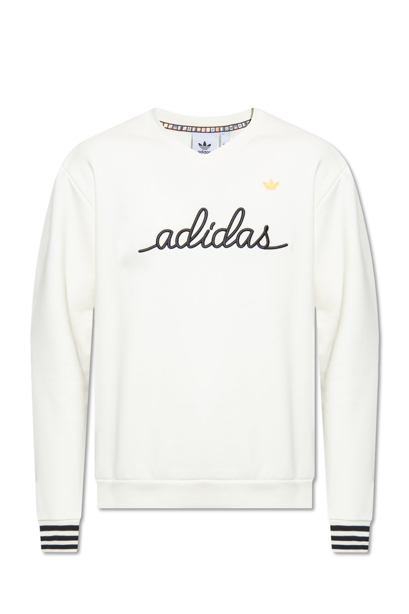 Adidas originals sweatshirt with embroidered small 2024 logo in nav